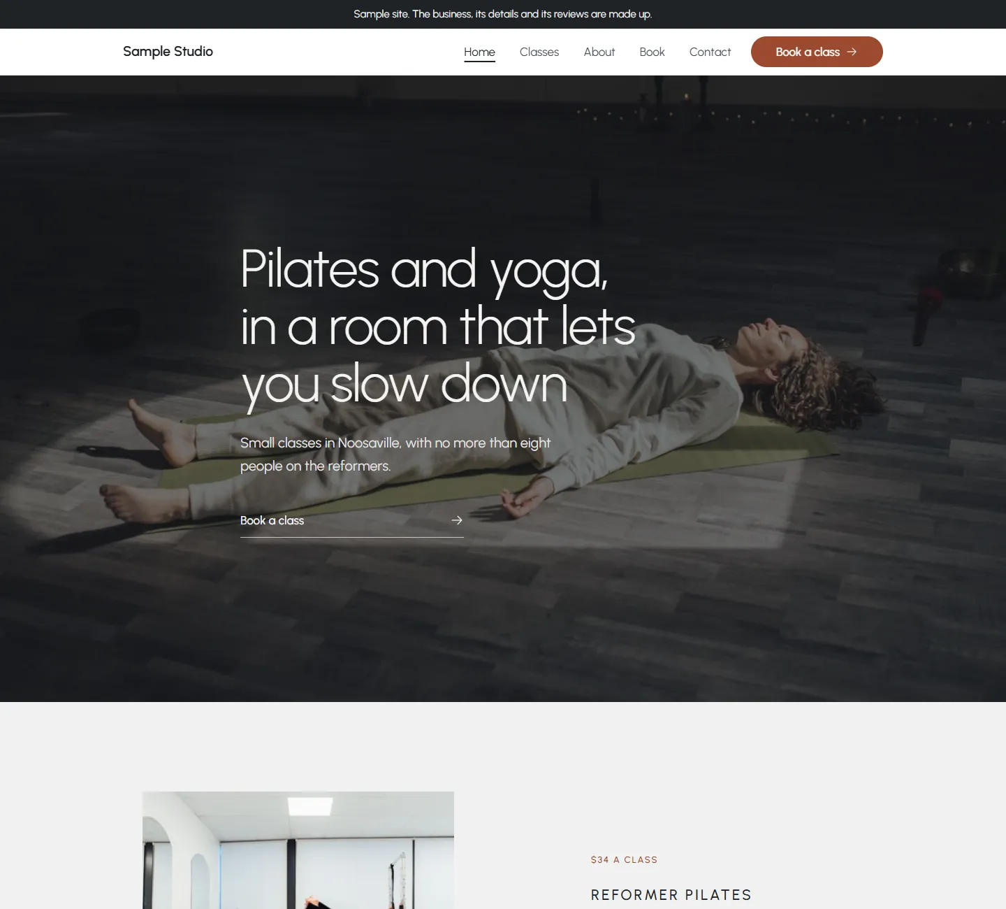 Paperbark template demo, opens in a new tab