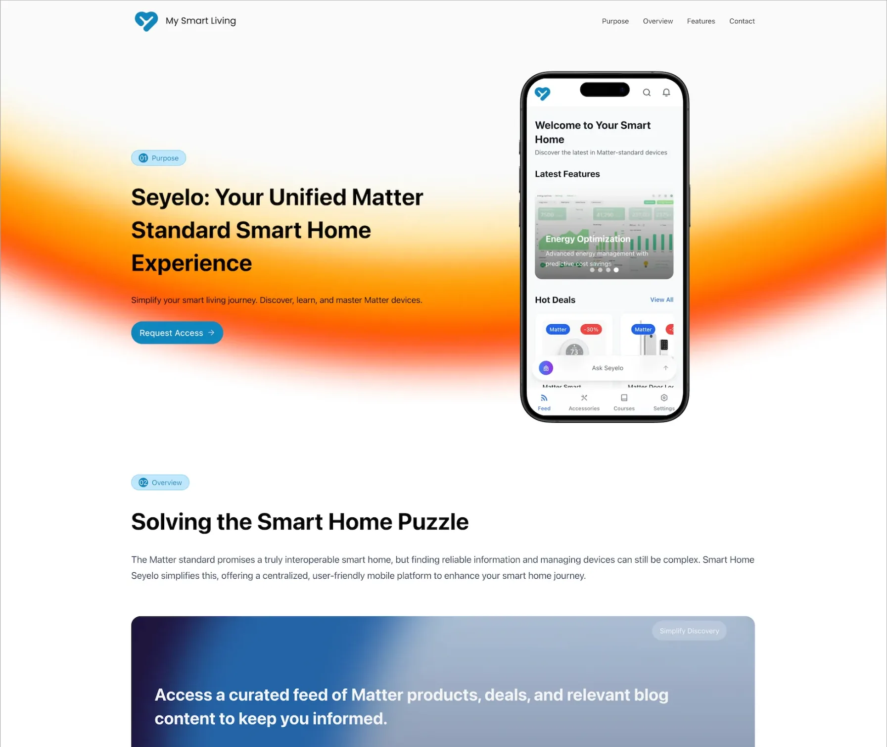 Seyelo app landing page