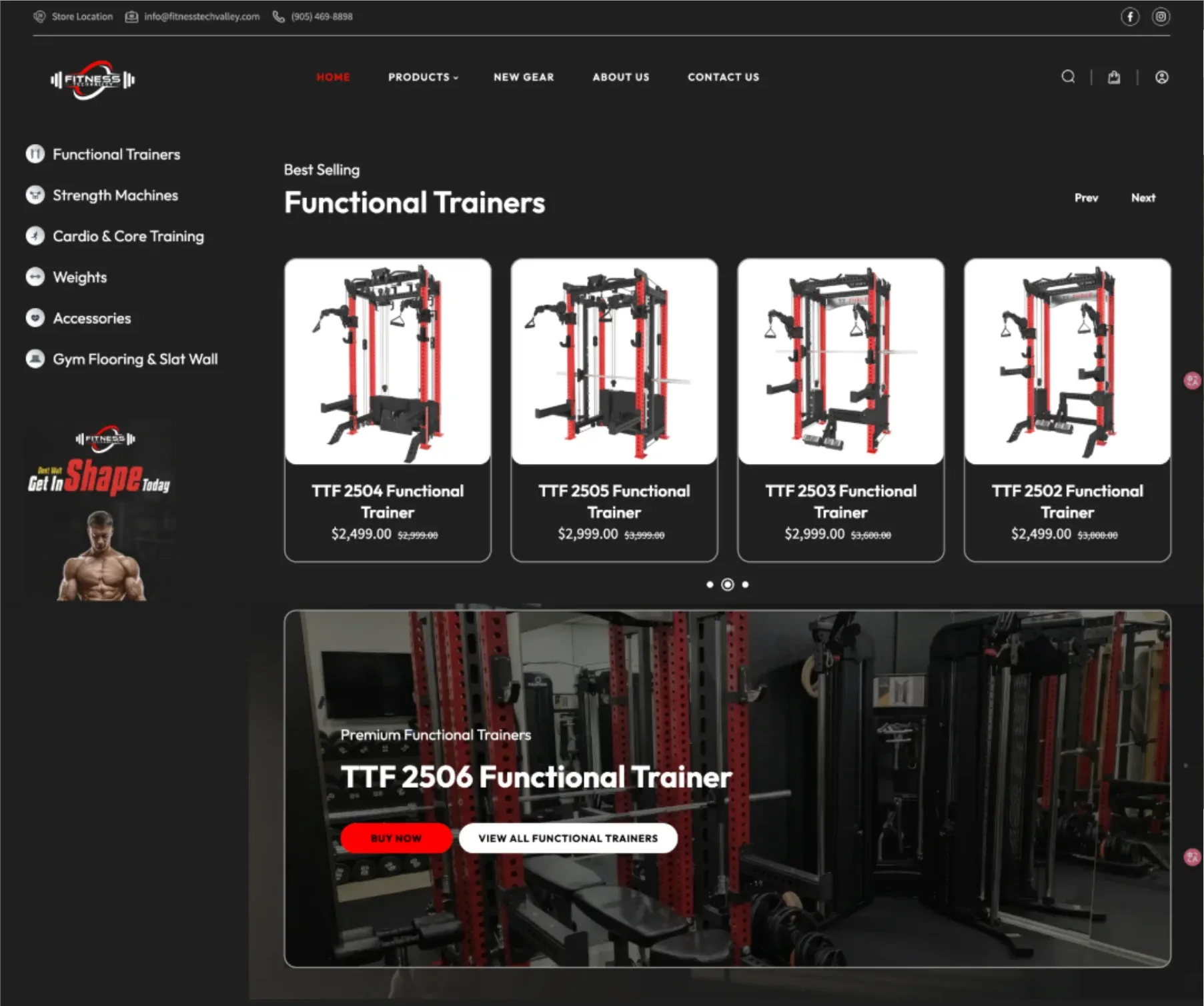 Fitness Tech Valley online store